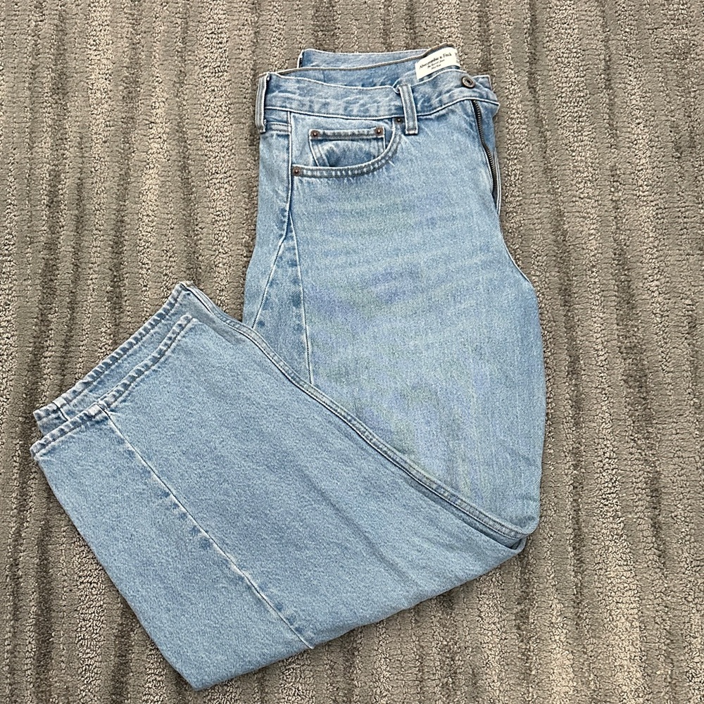 Abercrombie & Fitch Light Blue Flare Jeans